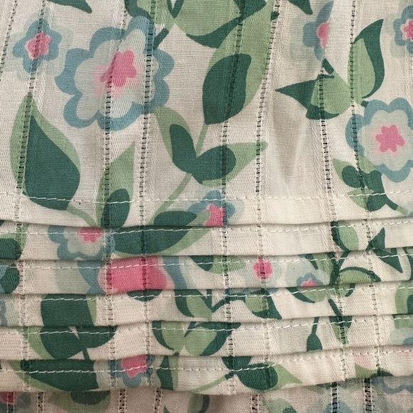 Kenzie Girl NWT Floral Pleated Summer Skirt Ribbon SZ 13 NWT - Picture 8 of 9